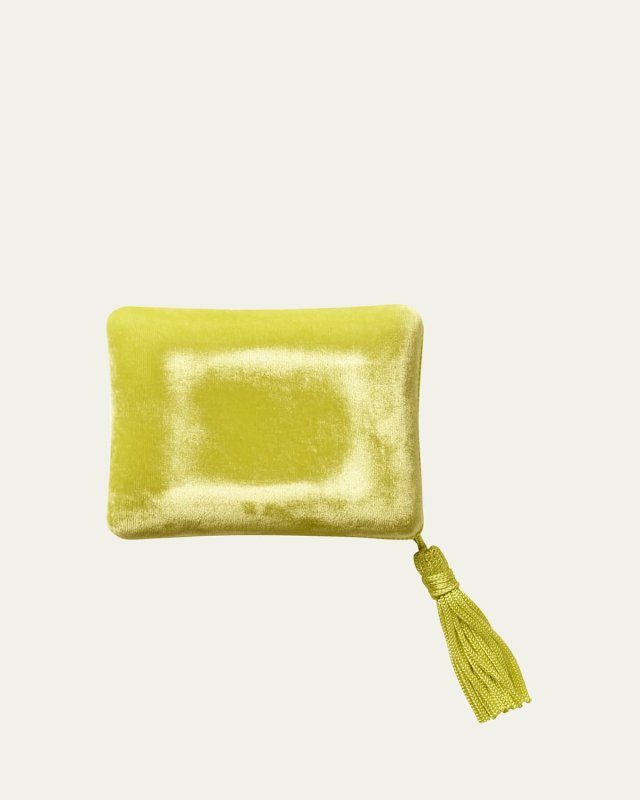 Velvet Small Jewelry Box in Tulipe Jaune, 10.5cm